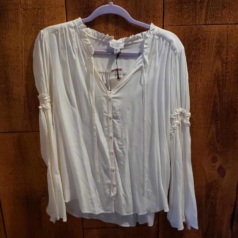 Cream colored Peasant shirt